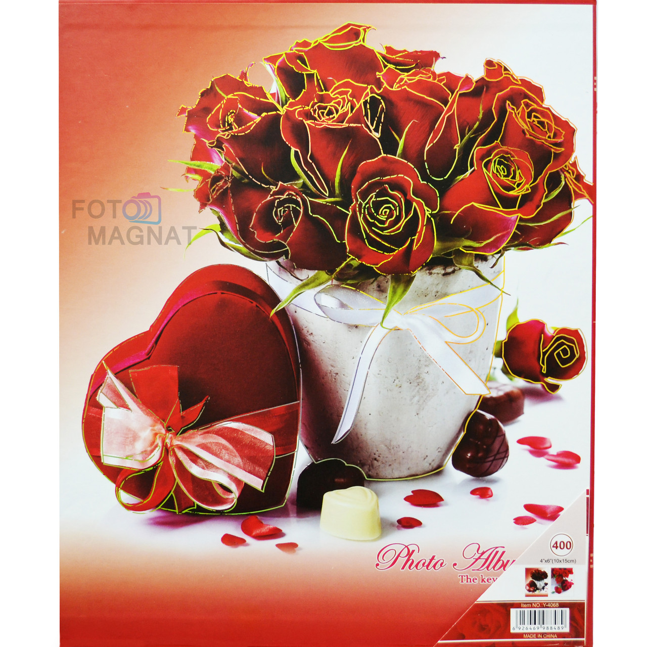 Фотоальбом "Love - троянди" 400/10Х15 см. (подарункова коробка)