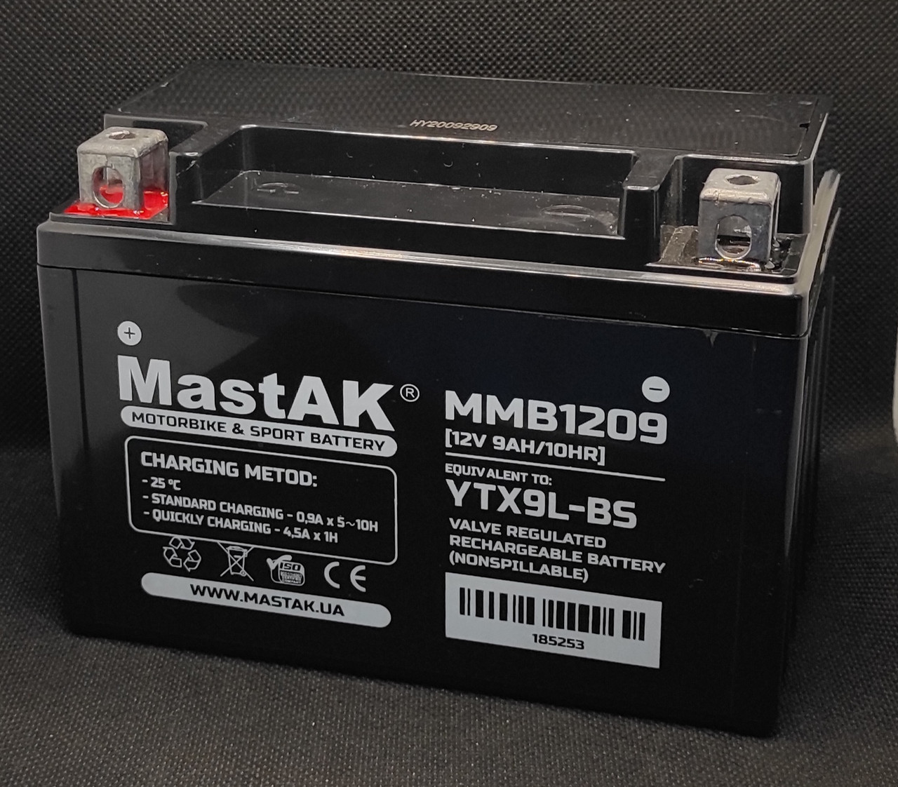 Акумулятор МastAK MMB1209 12v 9Ah