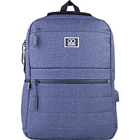 Рюкзак для города GoPack 167 City GO21-167M-3 42х31х11 см 600 г 16 л синий
