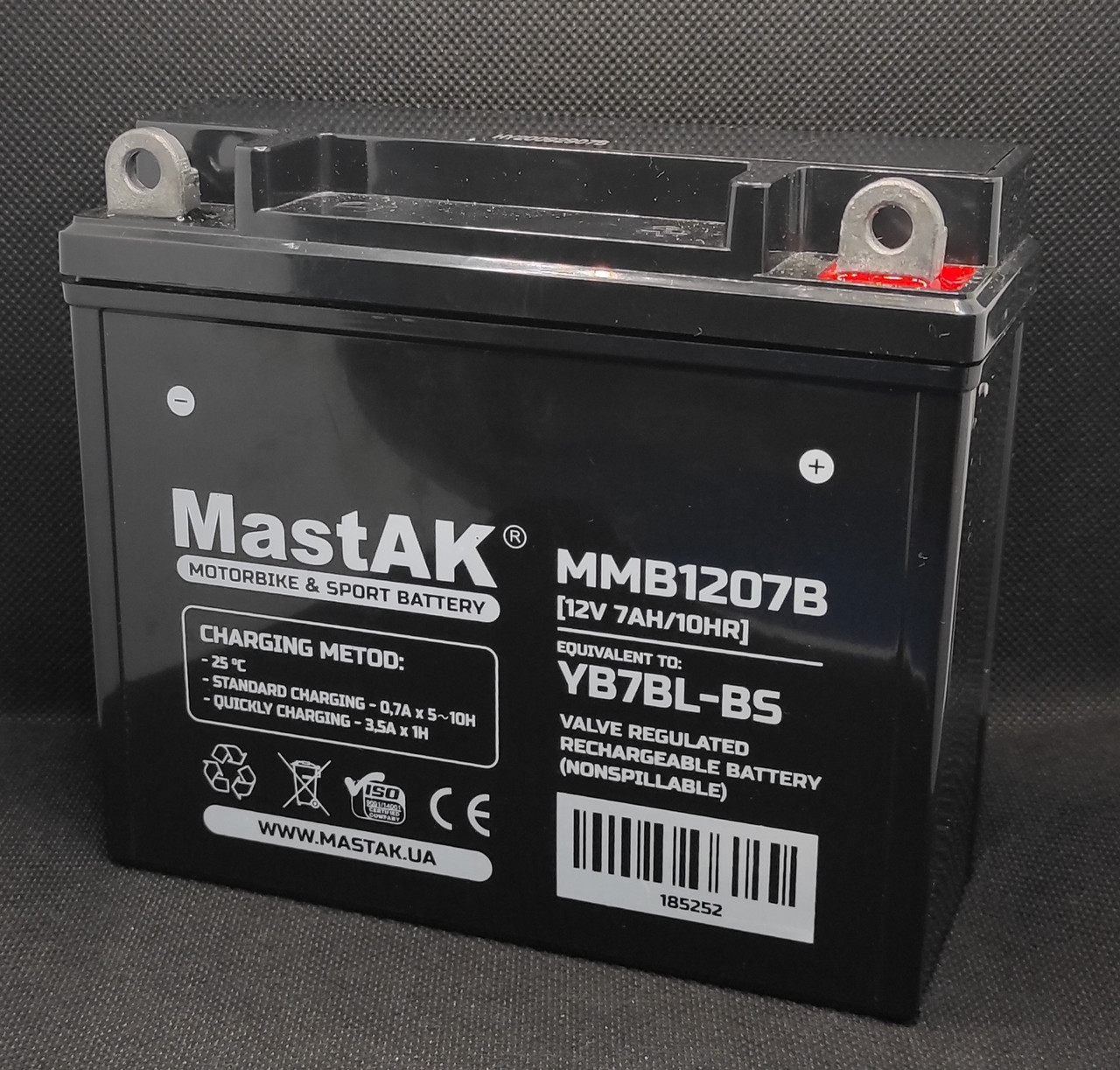 Акумулятор МastAK MMB1207 12v 7Ah