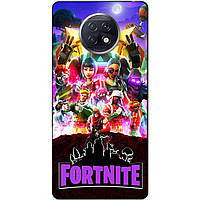 Силіконовий бампер чохол для Xiaomi Redmi Note 9t з малюнком Fortnite