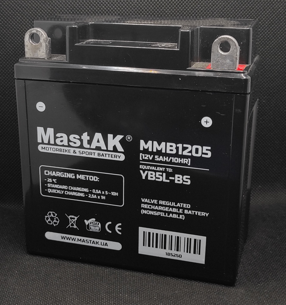 Акумулятор МastAK MMB1205 5Ah 12v