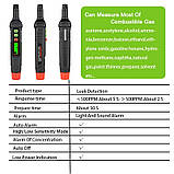 Детектор горючих газів HABOTEST HT61 портативний зумер, лсд дисплей, зумер, фото 9