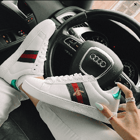 Кросівки Violeta жіночі кеди білі з зеленим 36р.