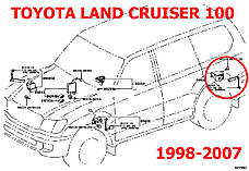 Датчик положення кузова Toyota Land Cruiser 100 задній лівий 8940760010, 89407-60010 висоти підвіски, клиренсу, фото 5