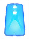 Чохол New Line X-series Case + Protect Screen Motorola Google Nexus 6 Blue накладка силіконова