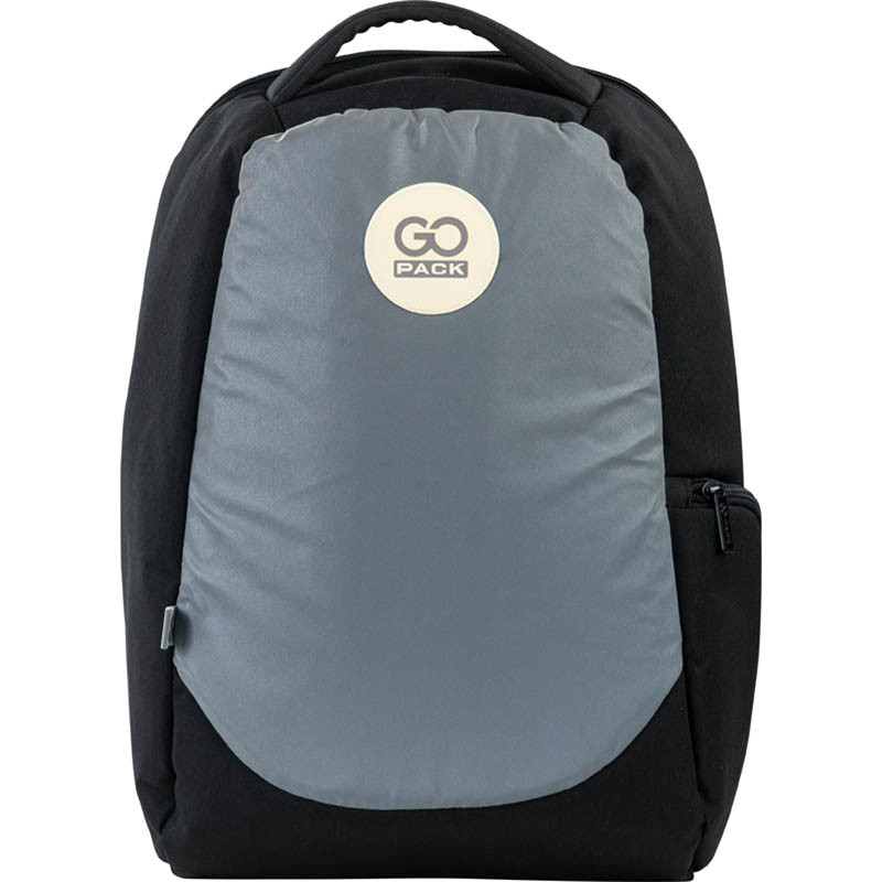 Рюкзак для міста GoPack 169 City GO21-169L-2 43х28х10 см 680 г 16.3 л чорний, сірий