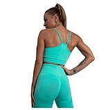 Безшовні легінси та топ комплект для тренувань, фітнесу H06M розмір М, фото 3