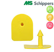 Вушна бірка АРКА БезНомерна, жовтого кольору