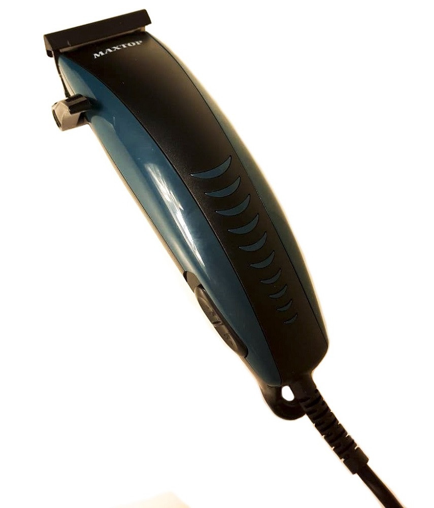 Машинка для стрижки Maxtop MP-4604 7678, чорно-синя