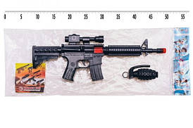 Іграшковий автомат-тріскачка "M16" з гранатою Golden Gun 803