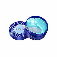 Патчи под глаза с пептидами голубой меди Bioaqua Blue Copper Peptide Essence Eye Mask