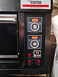 Піч підова з пароволоженням Вектор ЕБО86 2D3 (камінний під) нова, фото 5