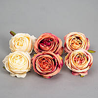 Бутон искусственной розы 6х10 см (разные цвета) искусственные цветы