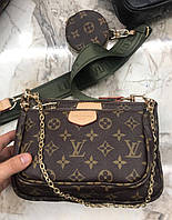 Модная женская сумка Louis Vuitton 3 в 1 Луи Витон