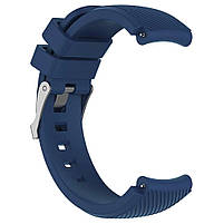 Ремешок для часов Silicone bracelet Universal Type С, 20 мм., Dark blue, фото 3