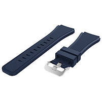 Ремешок для часов Silicone bracelet Universal Type С, 20 мм., Dark blue, фото 6