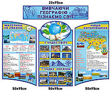 Стенди в кабінет географії