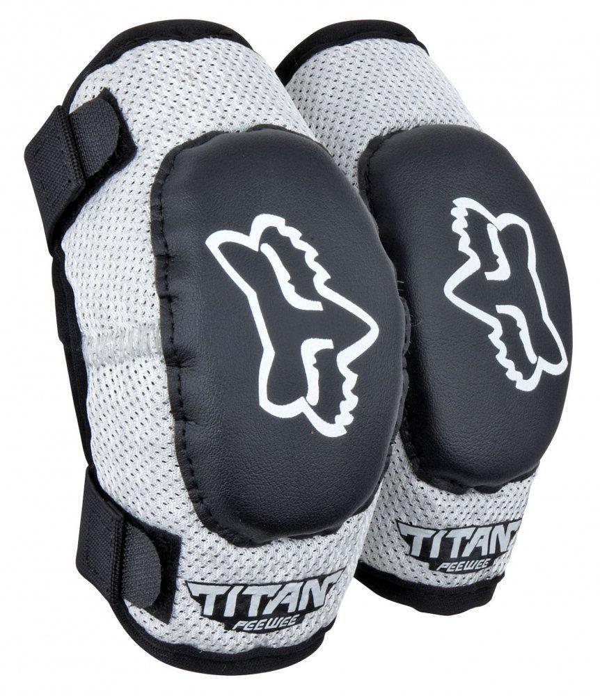 Налокітники дитячі FOX PeeWee Titan Elbow Guard Black/Silver M