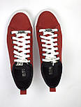 Червоні кросівки, кеди повсякденні нубук чоловіче взуття великих розмірів Rosso Avangard Fuoco Red Nub EVA BS, фото 9