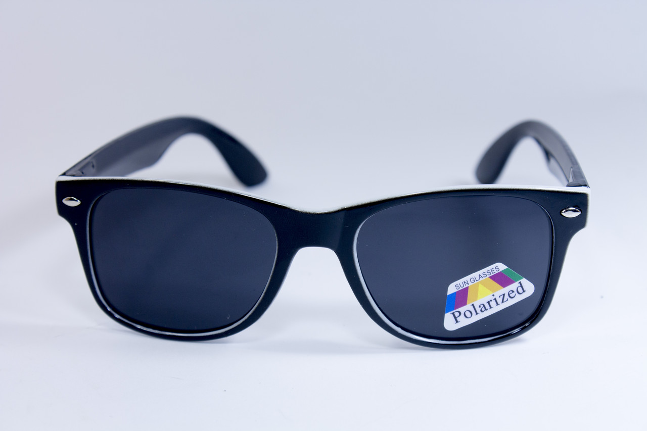 Детские очки polarized P954-2 черно-белые