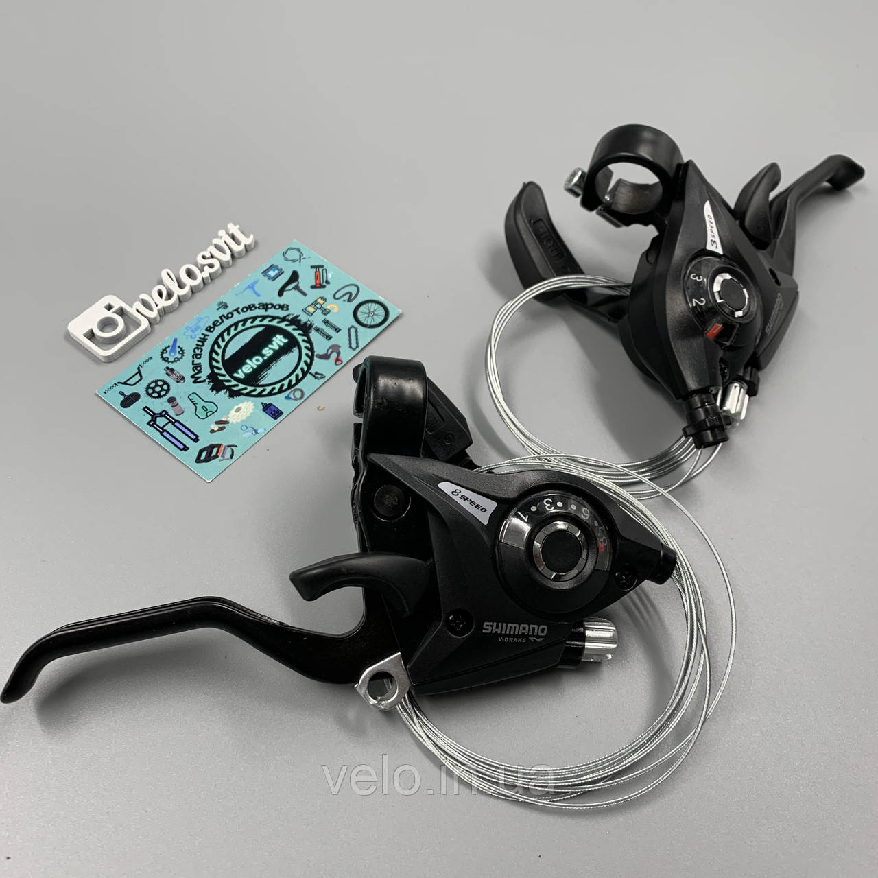 Манетки Shimano 3х8