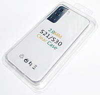 Чехол 2 мм для Samsung Galaxy S21 5G G991B силиконовый прозрачный Case Silicone Clear 2.0mm