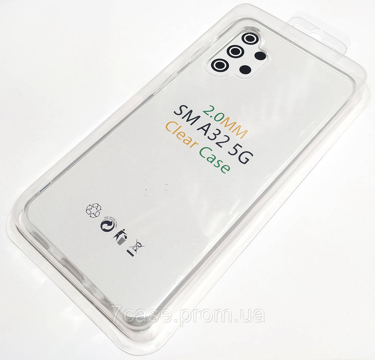 Чохол 2 мм для Samsung Galaxy A32 5G A326B силіконовий прозорий Case Silicone Clear 2.0mm