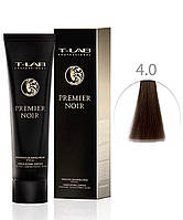 Крем-фарба для волосся T-LAB Professional Premier Noir Colouring Cream 4.0 натуральний темний шатен