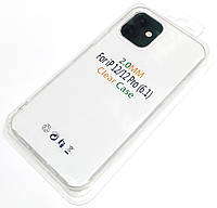 Чохол 2 мм для iPhone 12/ iPhone 12 Pro силіконовий прозорий Case Silicone Clear 2.0mm