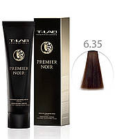 Крем-фарба для волосся T-LAB Professional Premier Noir Colouring Cream 6.35 темний блонд макагоновый