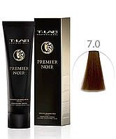 Крем-фарба для волосся T-LAB Professional Premier Noir Colouring Cream 7.0 натуральний блондин