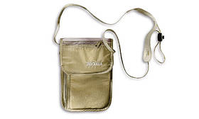 Гаманець Tatonka Skin Neck Pouch Natural бежевий, компактний з органайзером.
