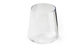 Бокал для вина GSI Outdoors без ніжки, прозорий пластик, 340 мл, легкий та міцний