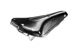 Сідло Brooks B17 Carved чорне - зручне велосідло з шкіри з вирізом для комфорту.