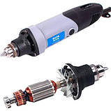 Дремель міні дриль бормашина 400Вт 220В Hilda MD400 JD3321C з аксесуарами, фото 2