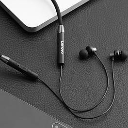 Бездротові навушники Lenovo HE05 black Bluetooth навушники з блютузом