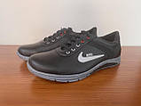 Чоловічі туфлі спортивні чорні на шнурках (код 6016), фото 2