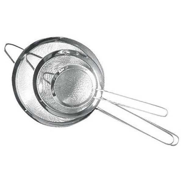 Сито з нержавіючої сталі KingHoff KH-3412 10, 14, 18 см 3 предмета, фото 1