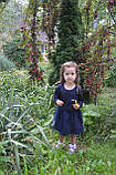 Сукня для дівчинки зі спідницею із фатина синє SmileTime Mary, фото 10