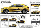 Молдинги на двері для KIA XCeed 2019+, фото 7