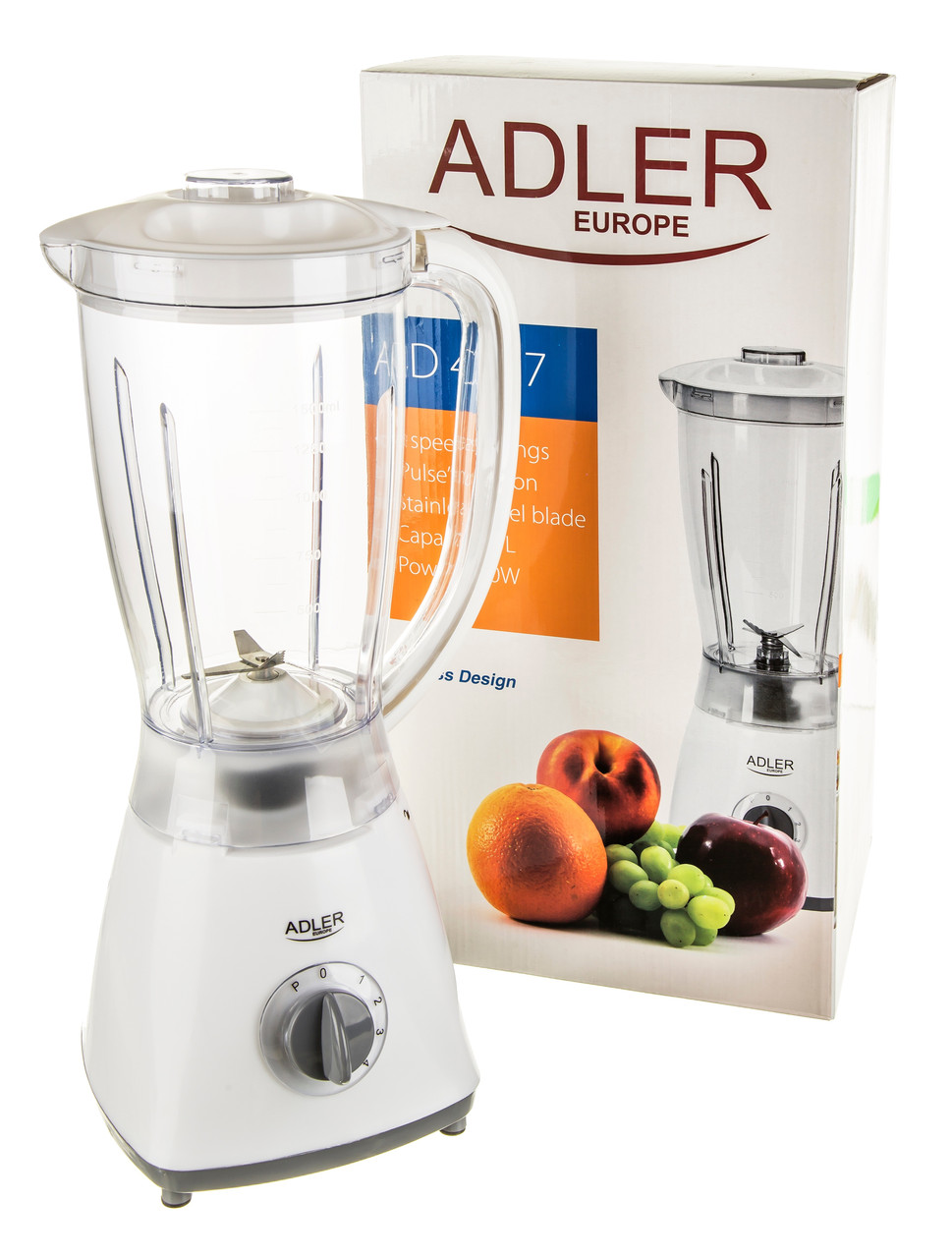 Блендер стаціонарний з чашею Adler AD 4057, фото 1