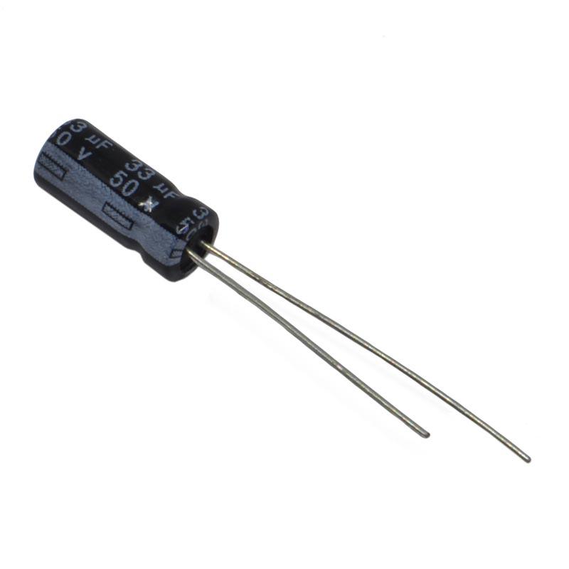 Конденсатор 33Мкф 50в 33uf 50v 5*11