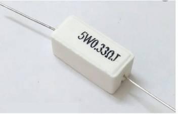 Резистор керамічний 0.33 Ом  5Вт  0.33R 5W