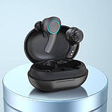 Навушники MICRONIK блакитні бездротові навушники вологозахист, дальність передавання 10 м Bluetooth навушники, фото 9