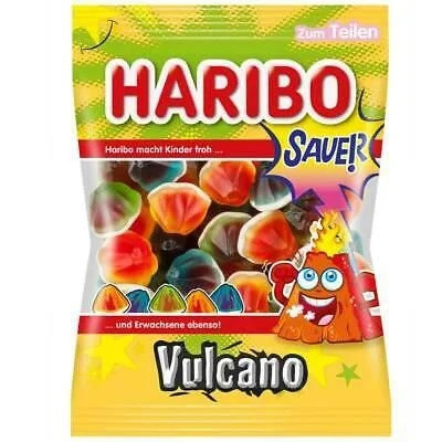 Цукерки Желейні Вулкани Haribo Vulcano 200 г Німеччина