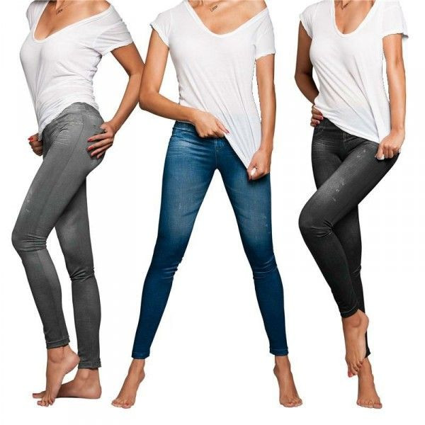 Утеплені лосини Slim Jeggings (леггінси Слім джегінси), зимові легінси