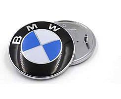 Емблема БМВ BMW 78 мм значок бмв E39 E53 E60 E46 E36 E34 E90 E65 E66 E70 Значок на капот багажник 51.14