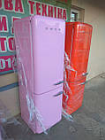 Двокамерний холодильник Smeg FAB32 Рожевий, фото 7