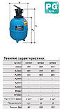 Пісочний фільтр для басейну PG «PREMIUM», 15 м³/год, 615 мм, фото 3